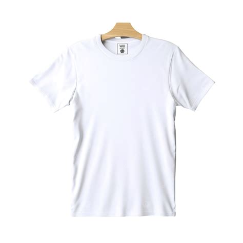 White T Shirt Mockup Hanging Png File T Shirt Tshirt PNG Transparent