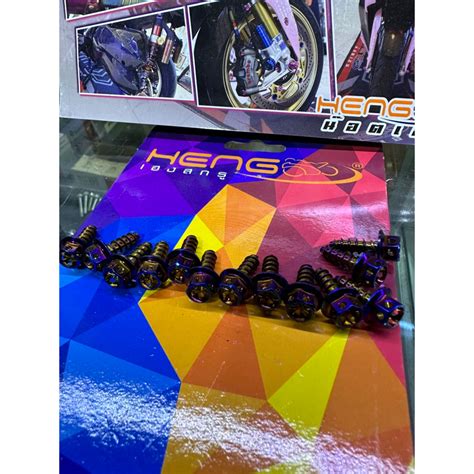 HENG Original Body Bolts Set For Mio I 125 Soul I Sporty Soulty Gear