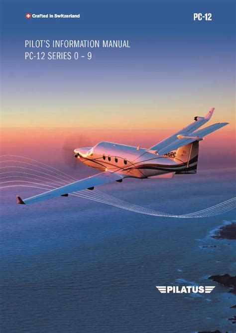 Pilatus Pc Series Pilot S Operating Handbook V