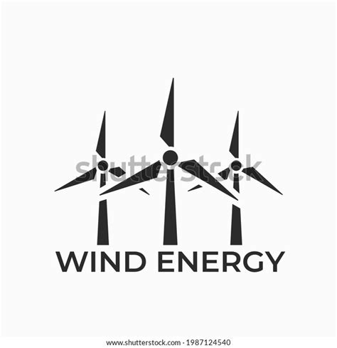 Wind Energy Logo Icon Eco Friendly Stock Vector Royalty Free 1987124540 Shutterstock