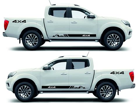 NISSAN NAVARA Panel Door Side Stripes For Decal Sticker Nissan NP300