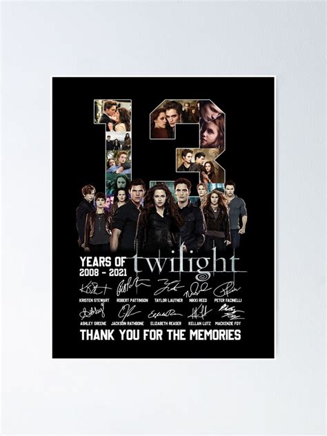 "13 Years Of The Twilight Saga Signature , Twilight Cast , Twilight ...