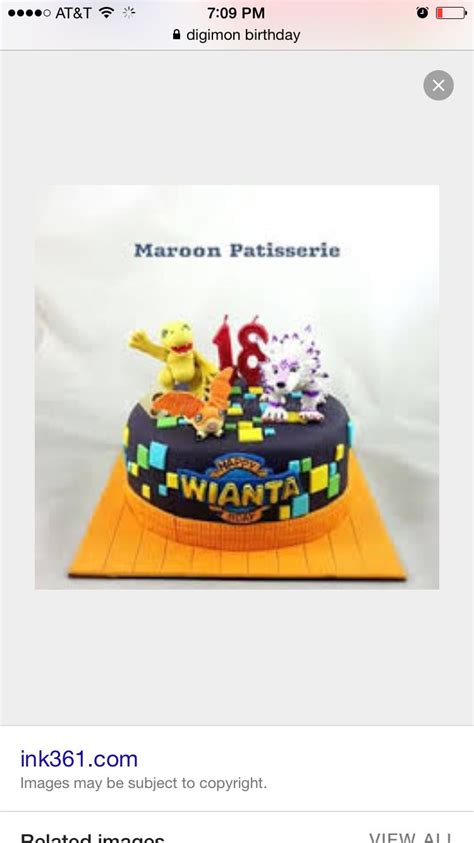 Another Digimon Birthday Cake Digimon Party Themes Party Ideas Bday