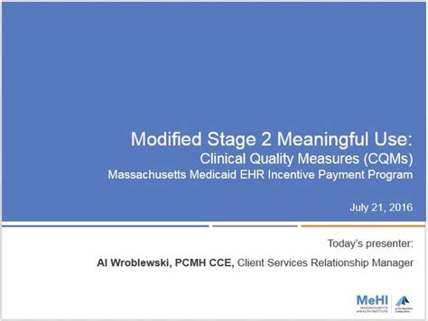 Clinical Quality Measures CQMs On Vimeo