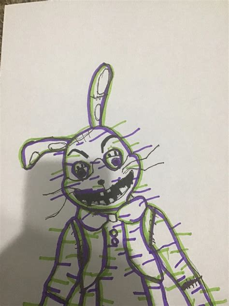 Glitchy Glitchtrap Fan Art Rfivenightsatfreddys