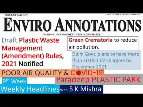 Enviro Annotations Environmental News Weekly Headlines Th Week