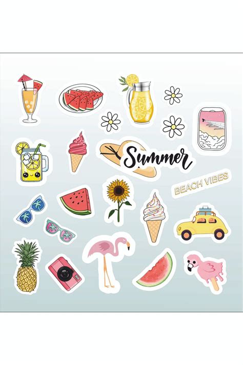 Sticker Adresim Summer Yaz Sticker Etiket Seti Fiyat Yorumlar