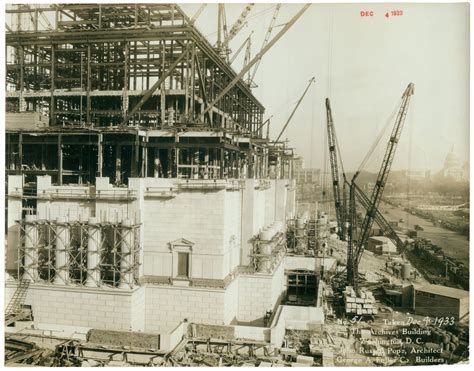 Photograph of the National Archives Building Being Constructed, 12/04 ...