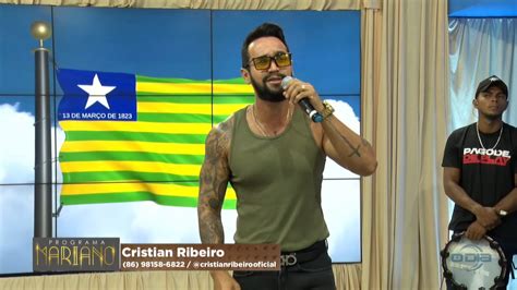 O Cantor Cristian Ribeiro Se Apresenta No Programa Mariano 21 10 2023