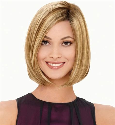 Amazon RENERSHOW Short Ombre Blonde Bob Wigs For Women 12 Inch