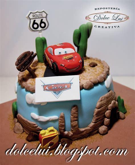 Dolcelui Tartas Cupcakes Cookies Decoradas Valencia Tarta Rayo Mcqueen De La Peli Cars