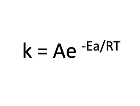 Arrhenius Equation Diagram | Quizlet