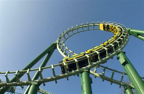 amusement park roller coaster 27096440 Stock Photo at Vecteezy