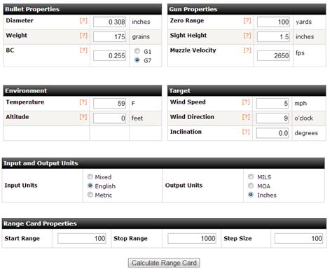 Ballistics Calculator « Daily Bulletin