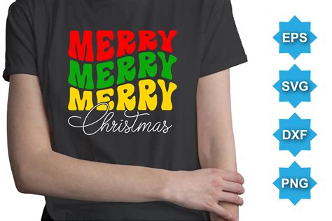 Merry Christmas Shirts Print Template Graphic By SuptenTech03