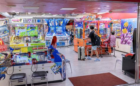 Pachinko Machine In Tokyo Japan People Are Playing Pachinko In A