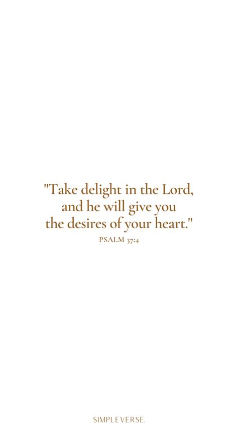 a white background with the words, take delight in the lord and he will give you the