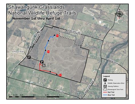 Shawangunk Grasslands National Wildlife Refuge Winter Trail Map