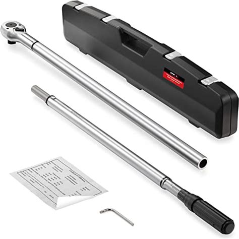 Rimkolo Inch Drive Click Torque Wrench Dual Scale Adjustable Torque