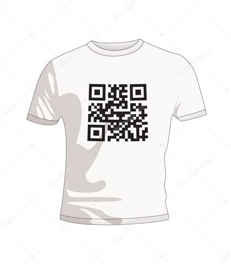 T Shirt qr code — Stock Vector © Nicemonkey #8884432