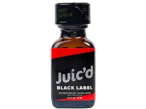 Juicd Black Label 24ml Poppers Poppersupershopsk