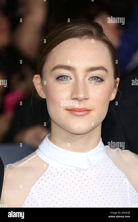 Actress Saoirse Ronan The Premiere Of The Twilight Saga Breaking Dawn