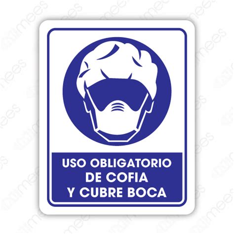 Uso Obligatorio De Cubrebocas Letrero