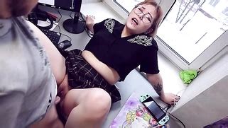 Nerdy Girl Prefers Fucking Hard Over Studying Porn Movies Movs