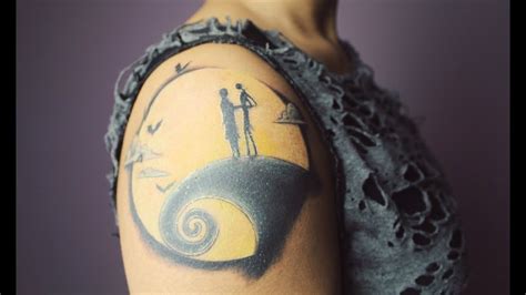 Nightmare Before Christmas Hill Tattoo