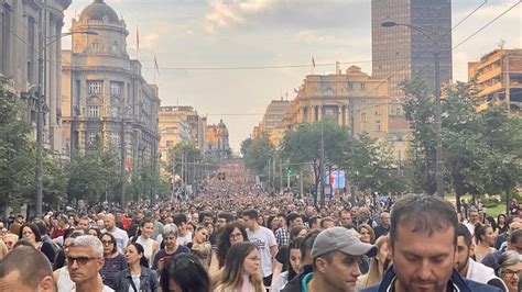 Protest "Srbija protiv nasilja" u Beogradu i drugim gradovima Srbije (1. jul 2023) - PULS Šumadije