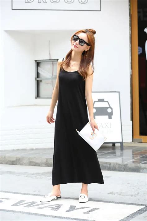 Women S Suspender Underskirt Long Sleeping Dress Foot Nude Dress Anklet Dress Loose Inner Wear