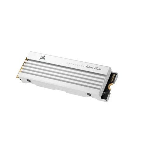 Disco SSD M 2 Corsair 1TB MP600 PRO LPX PCIe Gen4 X 4 NVMe P PS5 White