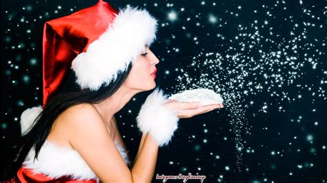 60 Wallpapers de Chicas Sexis Santa Cláus Navidad Imágenes Para