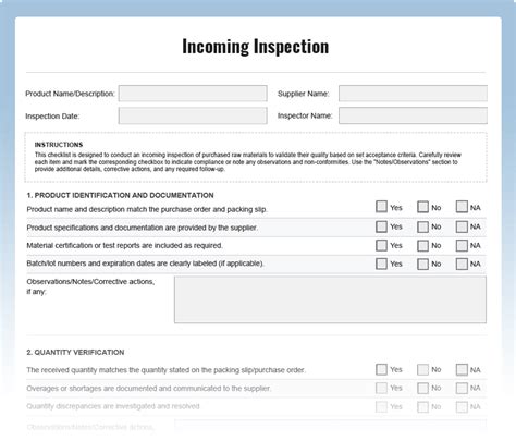 What Is Inspection Checklist At Silvia Alvarez Blog