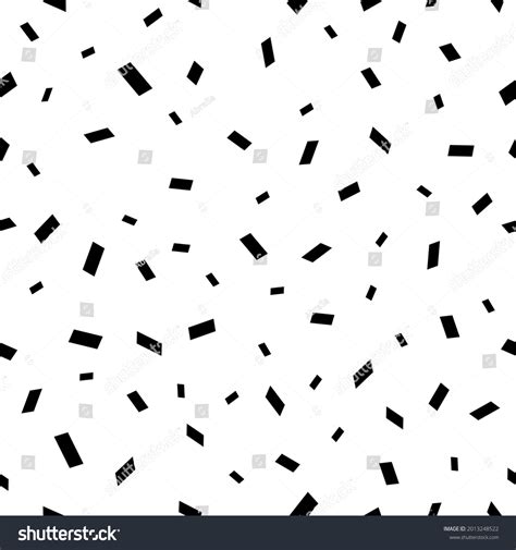 Black Sprinkle Pattern On White Background Stock Vector, 45% OFF