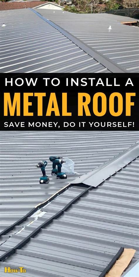 Metal roof installation – Artofit