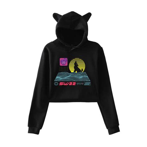 Sssniperwolf Synthwave Logo Pullover Hoodie Merch Hoodies Sweatshirts