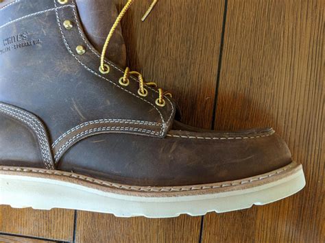 Initial Impressions Whites Perry Moc Toe Boots Rgoodyearwelt