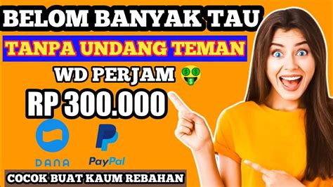 Belum Viral Sehari Dibayar Ribu Aplikasi Penghasil Saldo Dana