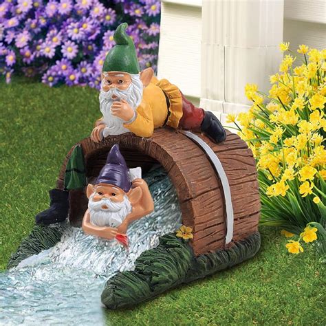 Amazon Elenon Gnomes Decorative Gutter Downspout Extension Statue