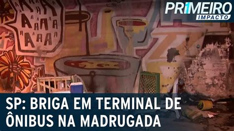 SP mulher é esfaqueada em briga generalizada em terminal de ônibus