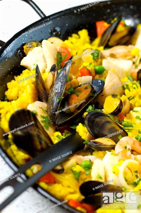 Paella Stock Photo Picture And Royalty Free Image Pic Iso Is098q6eh