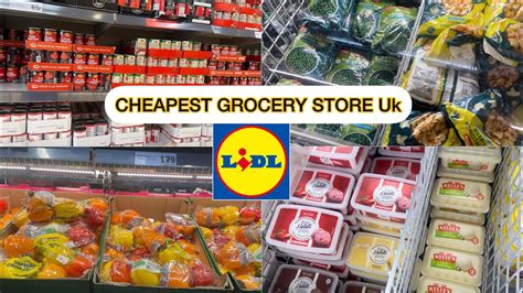 CHEAPEST GROCERY STORE IN THE UK LIDL CHEAPEST FOOD STORE UK SHOP WITH