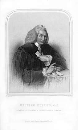 William Cullen Scottish Physician And Chemist An Engraving Of