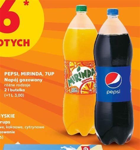 Promocja PEPSI MIRINDA 7UP Napój gazowany 2 l w Kaufland