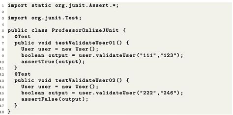 Examples of test cases concretized in JUnit | Download Scientific Diagram