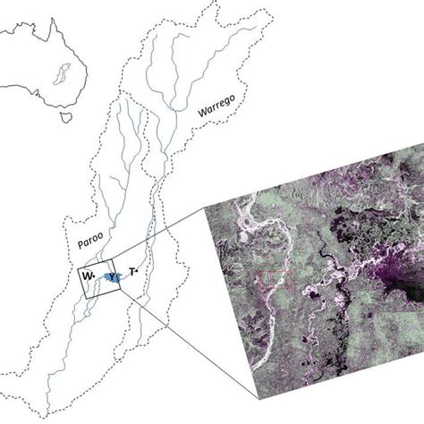 Classification of five wetland types in the Paroo River catchment in ...