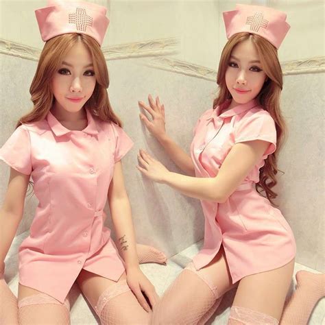 Jual Set Lingerie Topi G String Perawat Costume Sexy Lingerie Cosplay