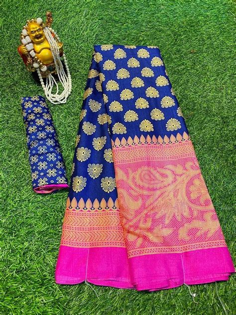 Dola Silk Saree M With Blouse Piece At Rs In Surat Id