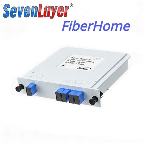 Fiberhome 1 2 1 4 1 8 1 16 SC UPC Optical Fiber Splitter Cassette Box